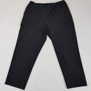 Zenergy Chicos Pants Womens 1 / 8 Medium Black Crop Athleisure Straight Stretch